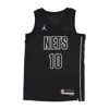 Jordan Nba Men's Basketball Tank Top Nba Statement Edition 22 Dri-fit Swingman Jersey No 10 Ben Simmons Bronet In Black