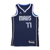 Jordan Nba Men's Basketball Tank Top Nba Statement Edition 22 Dri-fit Swingman Jersey No 77 Luka Doncic Dalmav In College Navy