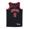 Jordan Nba Men's Basketball Tank Top Nba Statement Edition 22 Dri-fit Swingman Jersey No 8 Zach Lavine Chibul In Black