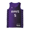 Jordan Nba Men's Basketball Tank Top Nba Statement Edition 23 Dri-fit Swingman Jersey No 5 Deaaron Fox Sackin F In Field Purple