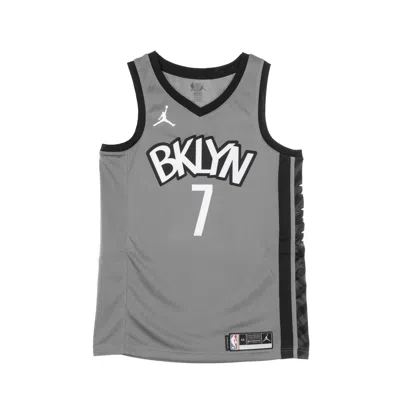 Jordan Nba Men's Basketball Tank Top Nba Swingman Jersey Jordan Statement Edition 2020 No 7 Kevin Durant Bronet In Dark Steel Grey/black