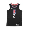 Jordan Nba Men's Basketball Tank Top Nba Swingman Jersey Statement Edition 2020 No 2 Kawhi Leonard Loscli In Black/university Red