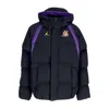 Jordan Nba Men's Nba Courtside Statement Edition Full Zip Jacket Loslak Black/field Purple In Black/field Purple