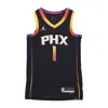 Jordan Nba Men's Nba Statement Edition 22 Dri-fit Swingman Jersey No 1 Devin Booker Phosun Black Tank Top In Black