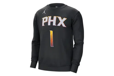 Pre-owned Jordan Nba Phoenix Suns Devin Booker Courtside Statement Edition Sweatshirt Black