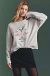 Jordan Nickson Maeve X  Ski Club Graphic Sweatshirt In Gray