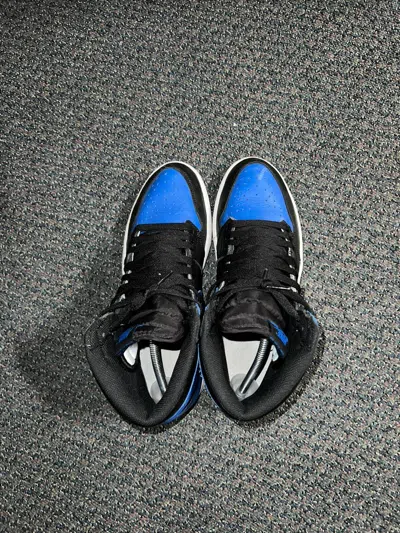 Pre-owned Jordan Nike 2017 Jordan 1 Royal Shoes In Black/blue