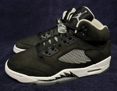 Pre-owned Jordan Nike 2021 Nike Air Jordan 5 Retro “oreo” Size 10 Shoes In Black