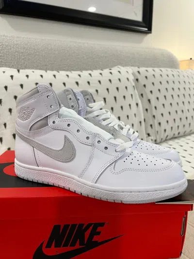 Pre-owned Jordan Nike Air Jordan 1 85 Shoes In White
