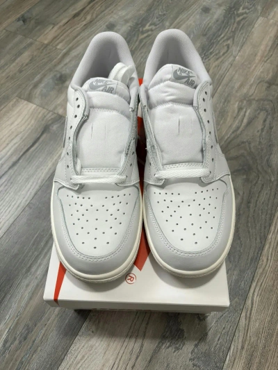 Pre-owned Jordan Nike Air Jordan 1 Low ‘85 Neutral Grey Shoes In White/gray