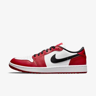 Pre-owned Jordan Nike Air  1 Low Golf Chicago Dd9315-600 Sneakers In Varsity Red/black-white