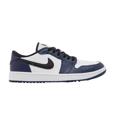 Pre-owned Jordan Nike Air  1 Low Golf 'midnight Navy' Dd9315-104 Men's Shoes In White/midnight Navy/black