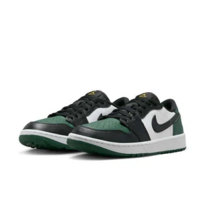 Pre-owned Jordan Nike Air  1 Low Golf Noble Green Dd9315-107 Sneakers In White/black/noble Green
