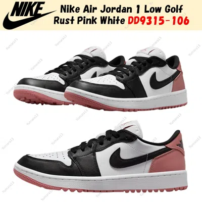 Pre-owned Jordan Nike Air  1 Low Golf Rust Pink White Dd9315-106 Us 4-14 Brand