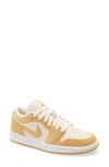 Jordan Air  1 Low Sneaker In Twine/orange/orange Quartz