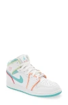 Jordan 1 Mid Se Sneakers "multi Knit" In White