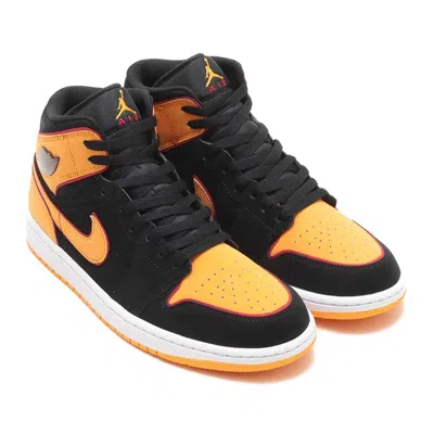 Pre-owned Jordan Nike Air  1 Mid Se "vivid Orange" Fj4923-008 Men's Sneakers [us7.5-12]