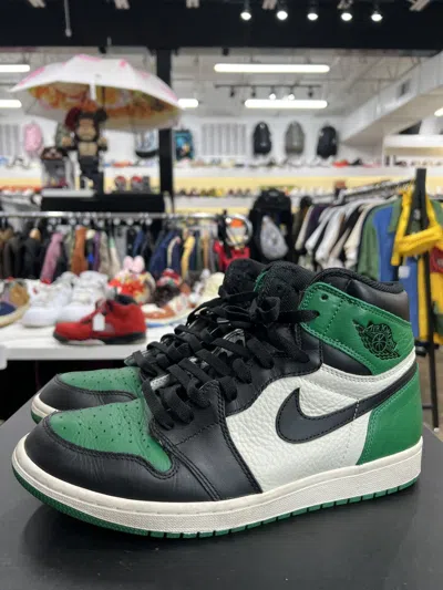 Pre-owned Jordan Nike Air Jordan 1 Pine Green Sz. 10.5 (2018) Shoes