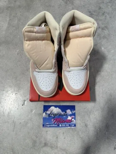 Pre-owned Jordan Nike Air  1 Retro Hi Og High Washed Pink Fd2596-600 Size 9m 10.5w