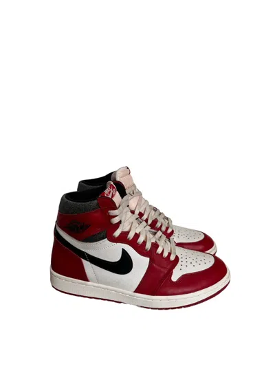 Pre-owned Jordan Nike Air Jordan 1 Retro High Chicago Lost & Found Shoes In White/red/black