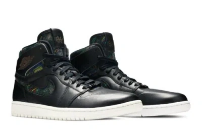 Pre-owned Jordan Nike Air  1 Retro High Nouveau Bhm 836749-045 In Black/white-black-voltage Green