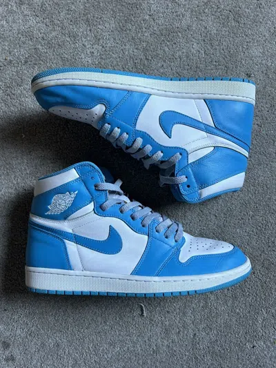 Pre-owned Jordan Nike Air Jordan 1 Retro High Og ‘unc' 2015 Shoes In Blue
