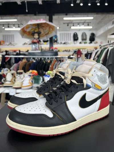 Pre-owned Jordan Nike Air Jordan 1 Union Black Toe Sz. 12 (2018) Shoes