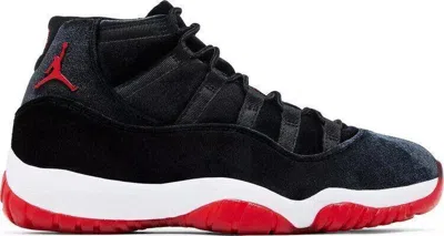 Pre-owned Jordan Nike Air  11 Retro 'bred Velvet' Db5457-061 Black Wmns Women's Shoes