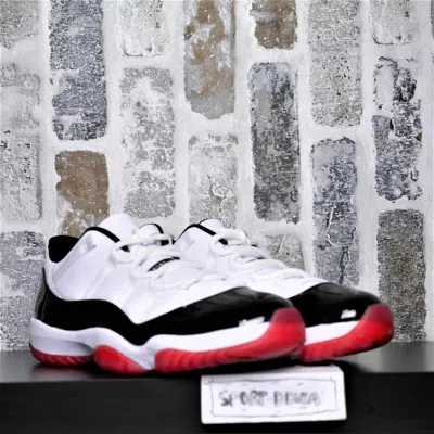Pre-owned Jordan Nike Air  11 Retro Low Concord Bred Sz Men's 8 Av2187-160 In Box In White