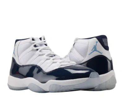 Pre-owned Jordan Nike Air  11 Retro Unc Win Like 82 White University Blue Navy Sz10
