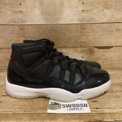 Pre-owned Jordan Nike Air  11 Xi Retro 72-10 Black White Red Size 13 378037 002