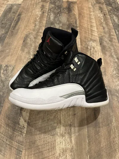 Pre-owned Jordan Nike Air Jordan 12 Retro ‘playoff' 2022 Size 11 Sneakers In Black