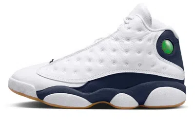 Pre-owned Jordan Nike Air  13 Retro Aj13 Midnight Navy Casual Shoes Sneakers Men 414571-140 In White