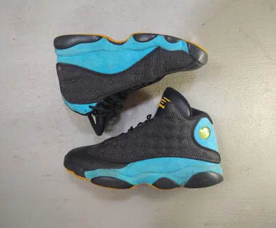 Pre-owned Jordan Nike Air Jordan 13 Retro 'cp3 Away' Size 10.5 823902-015 Shoes In Blue/black/yellow