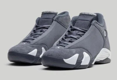 Pre-owned Jordan Nike Air  14 Retro Flint Grey Stealth Mens Size 8-13 Fj3460-012 In Gray