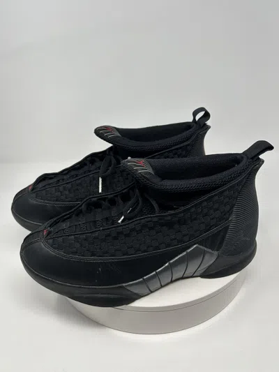 Pre-owned Jordan Nike Air Jordan 15 Black Varsity Red 10 Shoes