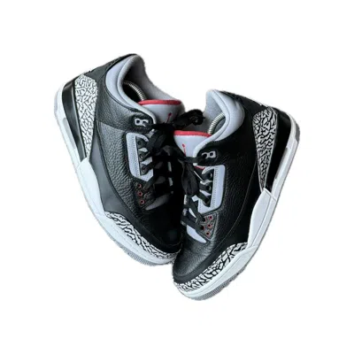Pre-owned Jordan Nike Air Jordan 3 Black Cement 2011 Shoes