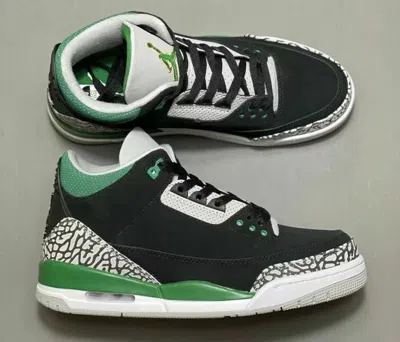 Pre-owned Jordan Nike Air  3 Iii Retro Pine Green 4-14 Black Cement Grey White Ct8532-030