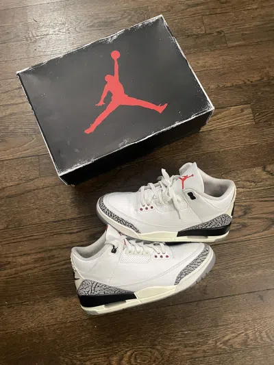 Pre-owned Jordan Nike Air Jordan 3 Re-imagined White Cement Shoes