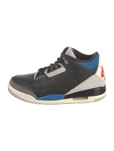 Pre-owned Jordan Nike Air  3 Retro Og 'rare Air' Athletic Sneakers In Black