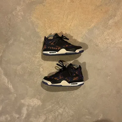 Pre-owned Jordan Nike Air Jordan 4 Retro Black Rush Violet 2019 Us 6.5 Shoes