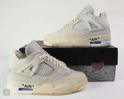 Pre-owned Jordan Nike Air  4 Retro Off-white Sail 2020 Shoes Women's Size 5 (cv9388-100)