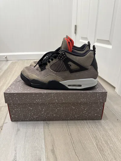 Pre-owned Jordan Nike Air Jordan 4 Retro ‘taupe Haze' Shoes In Black/brown