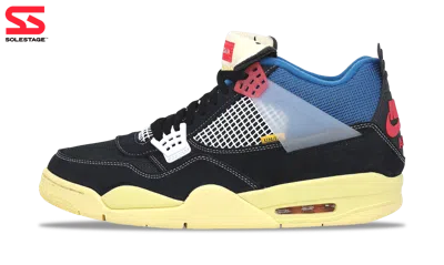 Pre-owned Jordan Nike Air  4 Retro X Union La Off Noir (dc9533-001) Men's Size 5-14