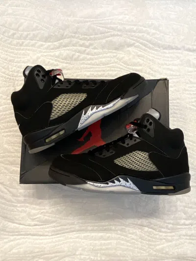 Pre-owned Jordan Nike Air Jordan 5 Retro “black Metallic” Shoes