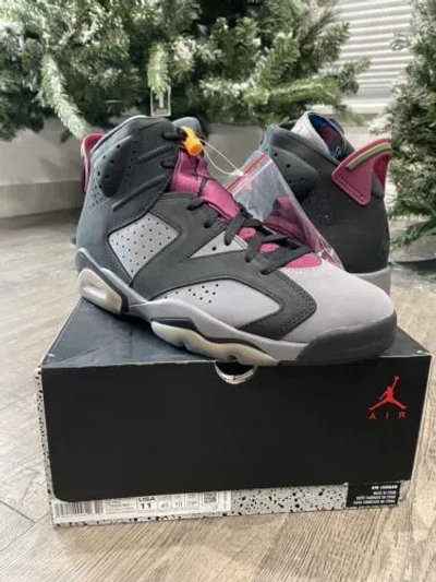 Pre-owned Jordan Nike Air  6 Bordeaux Size 11 Ct8529-063 Og Vi Black Grey Retro In Gray