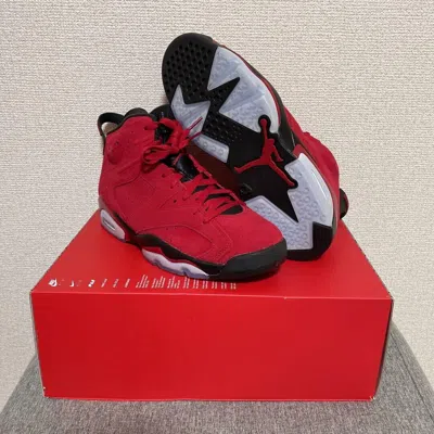 Pre-owned Jordan Nike Air  6 Retro Ct8529-600 "toro Bravo" Red Black Sneakers [us 7-12]