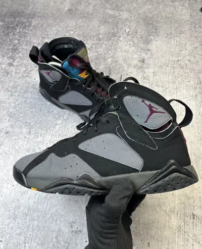 Pre-owned Jordan Nike Air Jordan 7 Retro 2015 Bordeaux 2015 Shoes In Black