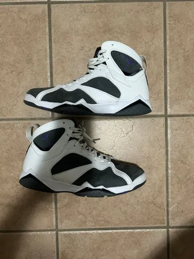 Pre-owned Jordan Nike Air Jordan 7 Retro “flint” Shoes In Flint Grey