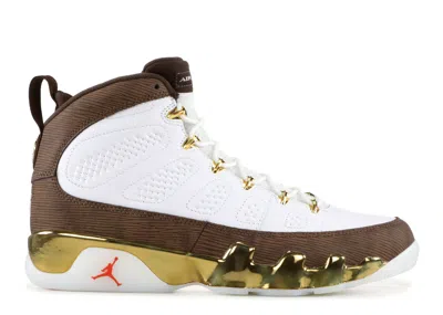 Pre-owned Jordan Nike Air  9 Ix Retro Mop Melo White Brown Gold Size 8. 302370-122